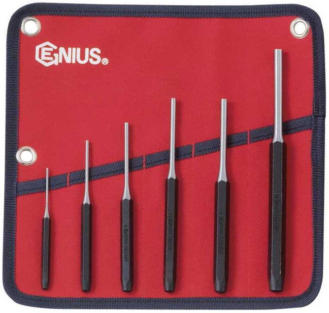 Genius Tools PC-566MP kiütő készlet, metrikus, 6 részes termék fő termékképe